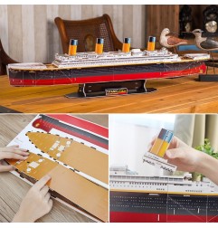 Titanic - Puzzle 3D R.M.S. Titanic 80 cm