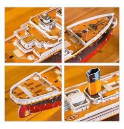 Titanic - Puzzle 3D R.M.S. Titanic 80 cm