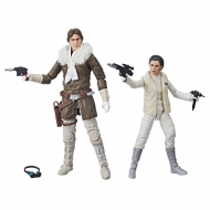Star Wars Episode V Black Series - Figurines 2018 Leia & Han (Hoth) Convention Exclusive 15 cm