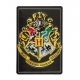 Harry Potter - Panneau métal 3D Hogwarts 20 x 30 cm