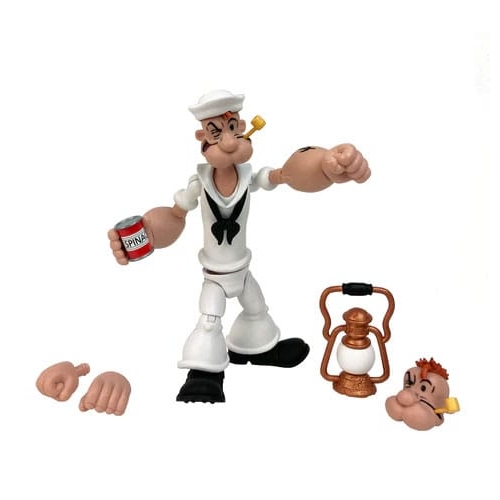 Popeye - Figurine Popeye en Marin Blanc