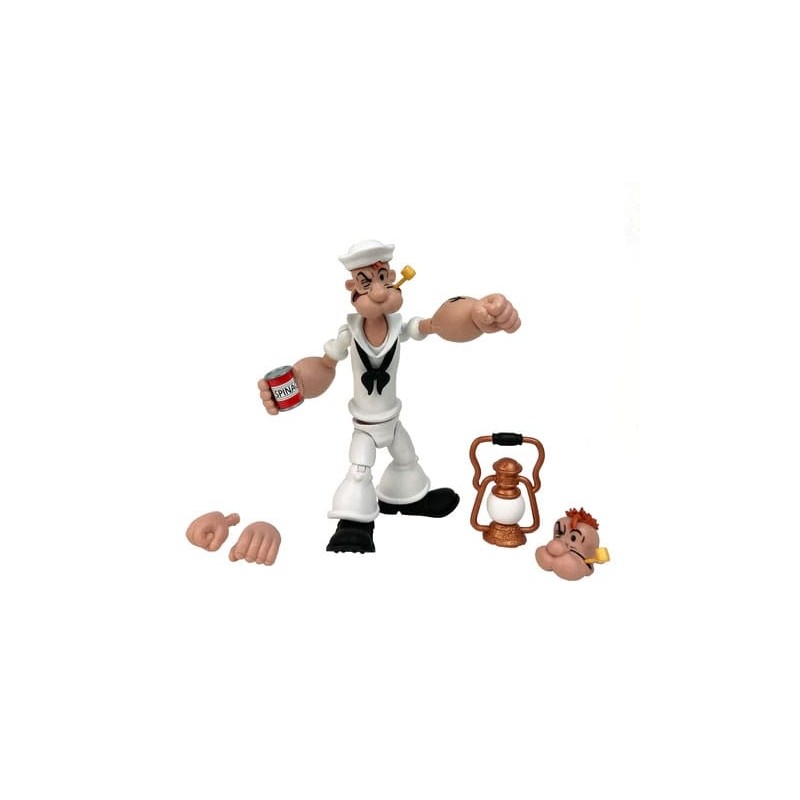 SUPERBE JOUET PLASTIQUE ANCIEN VINTAGE DE POPEYE * ANNEES 50