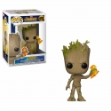 Avengers Infinity War - Figurine POP! Groot avec Stormbreaker 9 cm