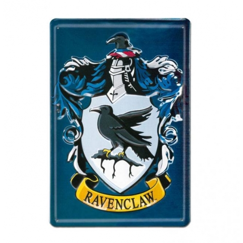 Harry Potter - Panneau métal 3D Ravenclaw 20 x 30 cm