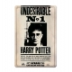 Harry Potter - Panneau métal 3D Undesirable No 1 20 x 30 cm