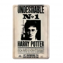 Harry Potter - Panneau métal 3D Undesirable No 1 20 x 30 cm