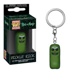 Rick et Morty - Porte-clés Pocket POP! Vinyl Pickle Rick 4 cm