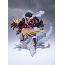 One Piece - Statuette FiguartsZERO Monkey D. Luffy Gear 4 Leo Bazooka 18 cm