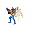 Marvel Universe - Pack 2 statuettes 1/10 ARTFX+ Bishop & Storm (X-Men '92) 20 cm