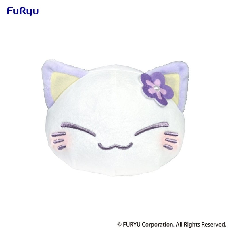 Nemuneko Cat - Peluche Purple 18 cm