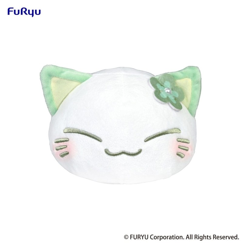Nemuneko Cat - Peluche Green 18 cm