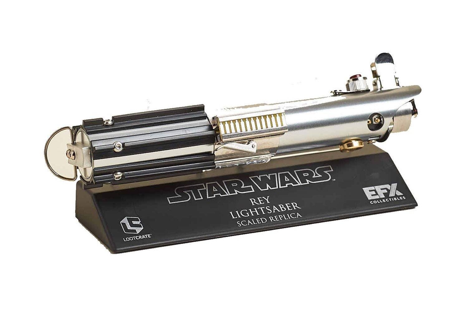 Star Wars - Réplique sabre laser de Rey LC Exclusive 13 cm -  Figurine-Discount
