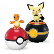 Pokémon - Jeu de construction MEGA Poké Ball Collection: Salamèche & Pichu