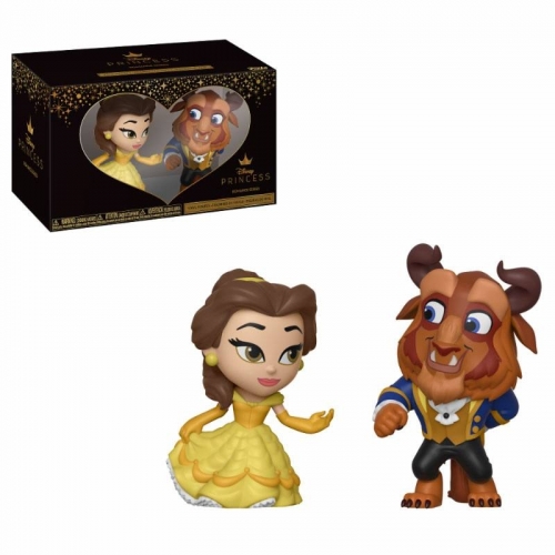 La Belle et la Bête - Pack de 2 figurines Mystery Mini Vinyl Beast & Belle 6 cm