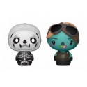 Fortnite - Pack 2 figurines Pint Size Heroes Skull Trooper & Ghoul Trooper 6 cm