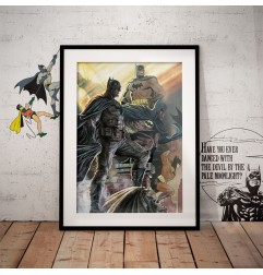 DC Comics - DC Comis lithographie Batman 85th Anniversary Limited Edition 42 x 30 cm