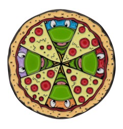 Tortues Ninja - Pièce de collection 40th Anniversary Limited Edition