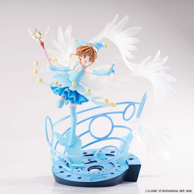 Cardcaptor Sakura - Statuette PVC 1/7 Sakura Kinomoto Battle Costume Water Ver. 36 cm