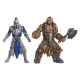 Warcraft - Pack 2 figurines Alliance Soldier vs. Durotan 6 cm