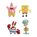 Bob l'éponge - Pack 4 figurines Diecast Nano Metalfigs 4 cm