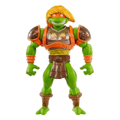 MOTU x TMNT: Turtles of Grayskull - Figurine Michelangelo 14 cm