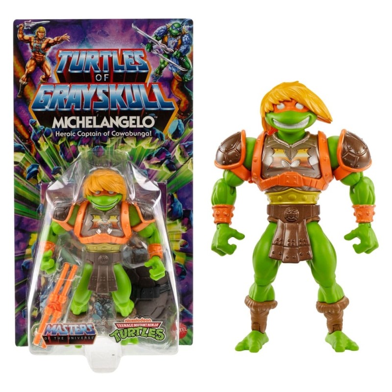 Les Maîtres De L'Univers MOTU X TMNT: Turtles Of Grayskull - Figurine Deluxe Leatherhead 14 Cm | Rakuten