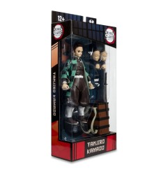 Demon Slayer: Kimetsu no Yaiba - Figurine Tanjiro Kamado (avec Nezuko Box) (Season 3) 18 cm