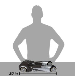 DC Multiverse - Véhicule White Knight Batmobile (Gold Label) 18 cm