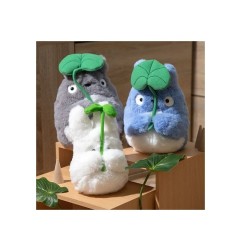 Mon voisin Totoro - Peluche Nakayoshi Small Totoro with leaf 19 cm