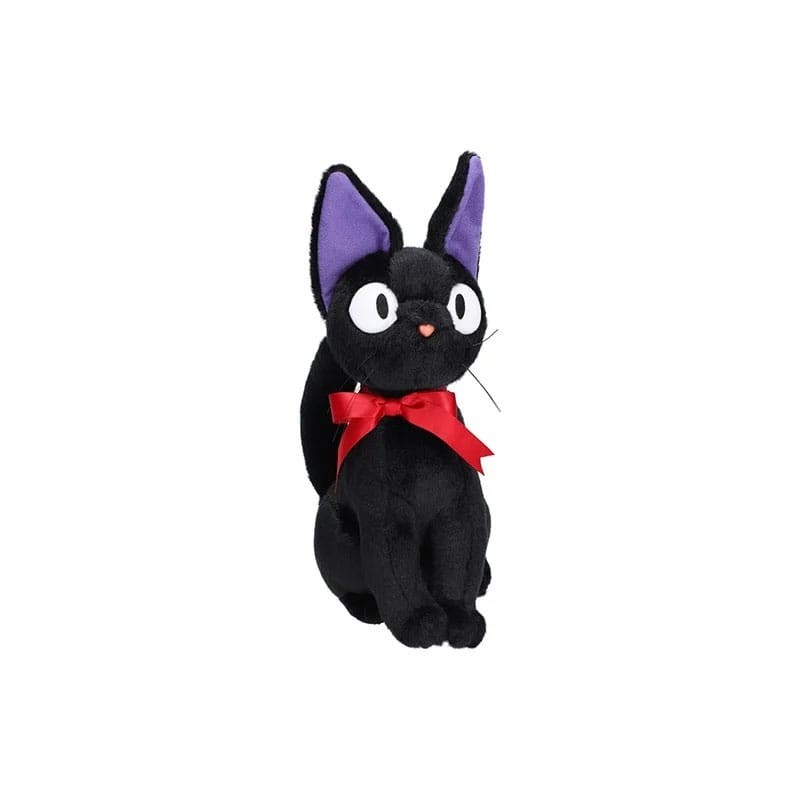Kiki la petite sorcière - Figurine en peluche Jiji Sitting M 32 cm