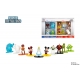 Disney - Pack 10 figurines Diecast Nano Metalfigs 4 cm