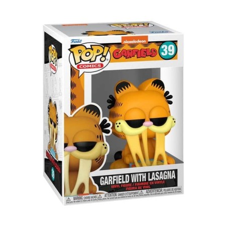 Garfield - Figurine POP! Garfield avec Lasagna Pan 9 cm