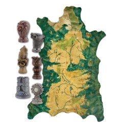 Le Trône de fer - Réplique 1/1 carte de Westeros de Robb Stark avec marqueurs