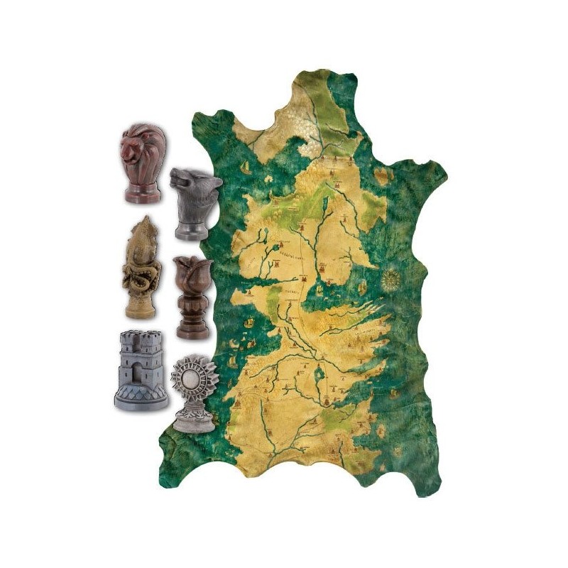 Le Trône de fer - Réplique 1/1 carte de Westeros de Robb Stark avec marqueurs