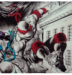 Les Tortues Ninja - Lithographie Les Tortues Ninja 40th Anniversary Limited Edition 42 x 30 cm