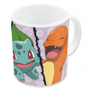Pokémon - Mug Salamèche, Bulbizarre, Carapuce, Pikachu 320 ml