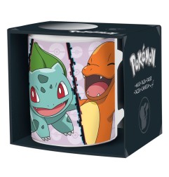 Pokémon - Mug Salamèche, Bulbizarre, Carapuce, Pikachu 320 ml
