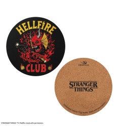Stranger Things - Pack 4 sous-verres Hellfire Club