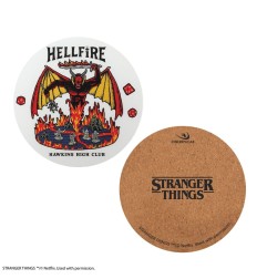 Stranger Things - Pack 4 sous-verres Hellfire Club