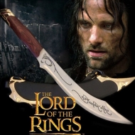 Le Seigneur des Anneaux - Réplique 1/1 Couteau elfique d'Aragorn 50 cm