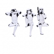 Original Stormtrooper - Figurines Three Wise Sitting Stormtroopers 11 cm
