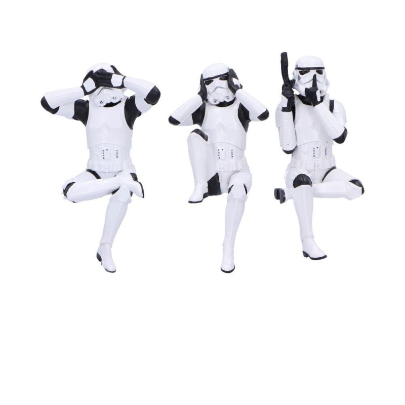 Original Stormtrooper - Stormtrooper figurines Three Wise Sitting Stormtroopers 11 cm Original Stormtrooper - Stormtrooper figurines Three Wise Sitting Stormtroopers 11 cm