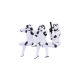 Original Stormtrooper - Figurines Three Wise Sitting Stormtroopers 11 cm