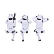 Original Stormtrooper - Figurines Three Wise Sitting Stormtroopers 11 cm