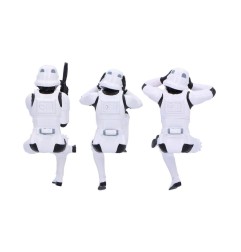 Original Stormtrooper - Figurines Three Wise Sitting Stormtroopers 11 cm