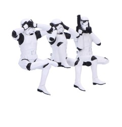 Original Stormtrooper - Stormtrooper figurines Three Wise Sitting Stormtroopers 11 cm