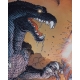 Godzilla - Tapis de souris Godzilla Oversized Destroyed City