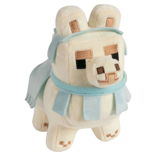 Minecraft - Peluche Happy Explorer Baby Llama White/Baby Blue 16 cm