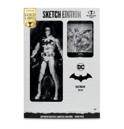 DC Multiverse - Figurine Batman Hush (Line Art) (Gold Label) 18 cm