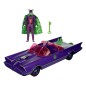 DC Comics - DC Retro figurine Batman 66 Batmobil with Joker (Gold Label) 15 cm DC Comics - DC Retro figurine Batman 66 Batmobil with Joker (Gold Label) 15 cm